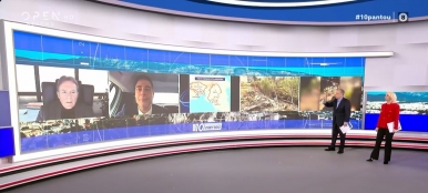 Συνέντευξη του Διευθυντή Ερευνών του ΕΑΑ και Επιστημονικού Υπευθύνου του BEYOND  Χάρη Κοντοέ στo OPEN για τα πρόσφατα πλημμυρικά φαινόμενα στην Αττική